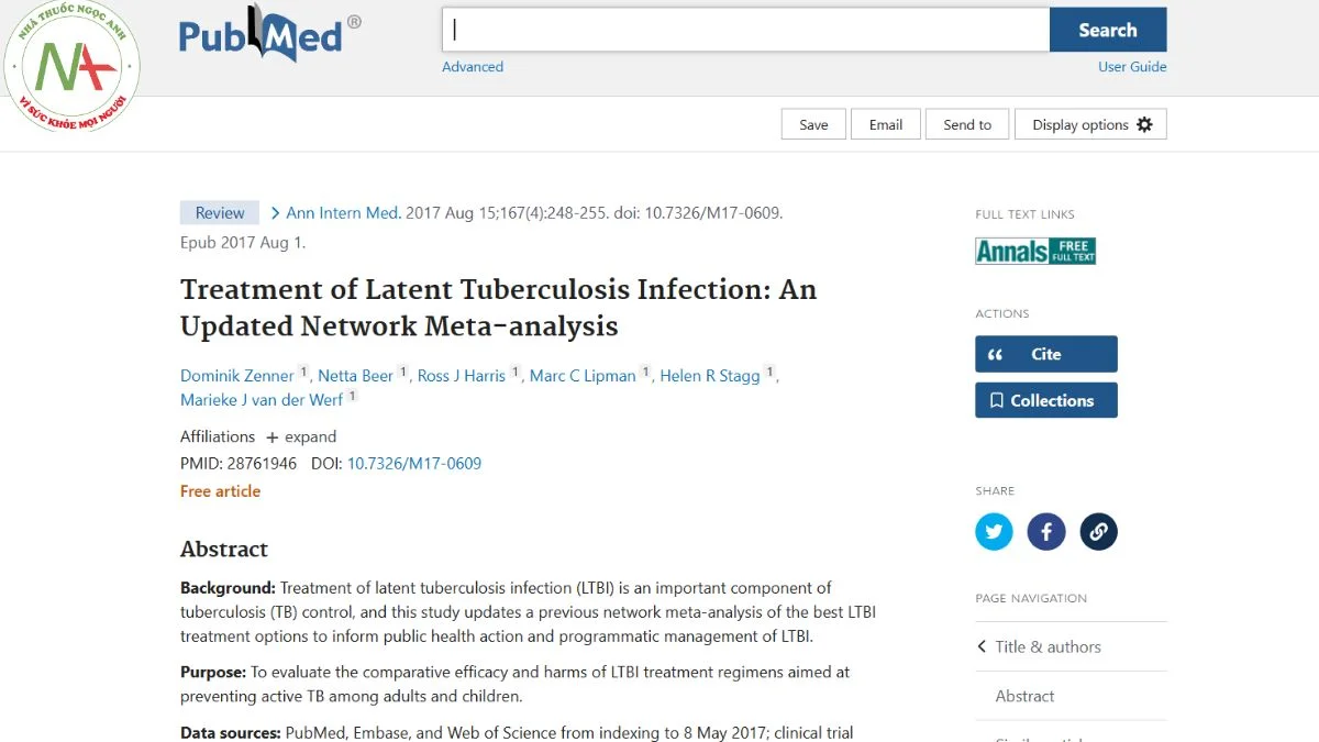 Treatment of Latent Tuberculosis Infection: An Updated Network Meta-analysis