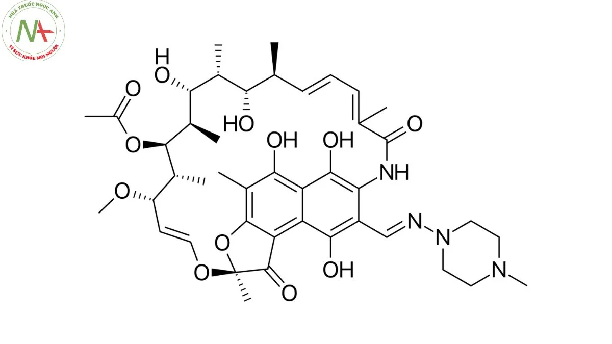 Cấu trúc phân tử Rifampicin 