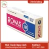 Mặt bên hộp thuốc Rovas 3M