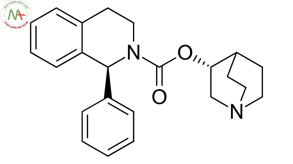 Cấu trúc phân tử Solifenacin 