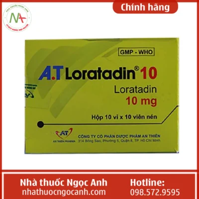 Thuốc A.T Loratadin 10