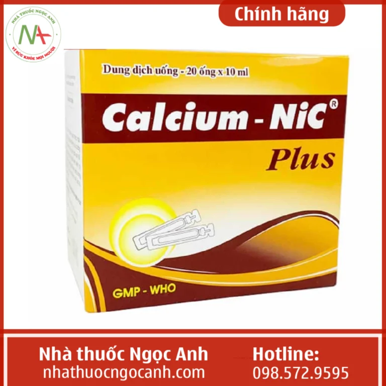 Thuốc Calcium-Nic Plus