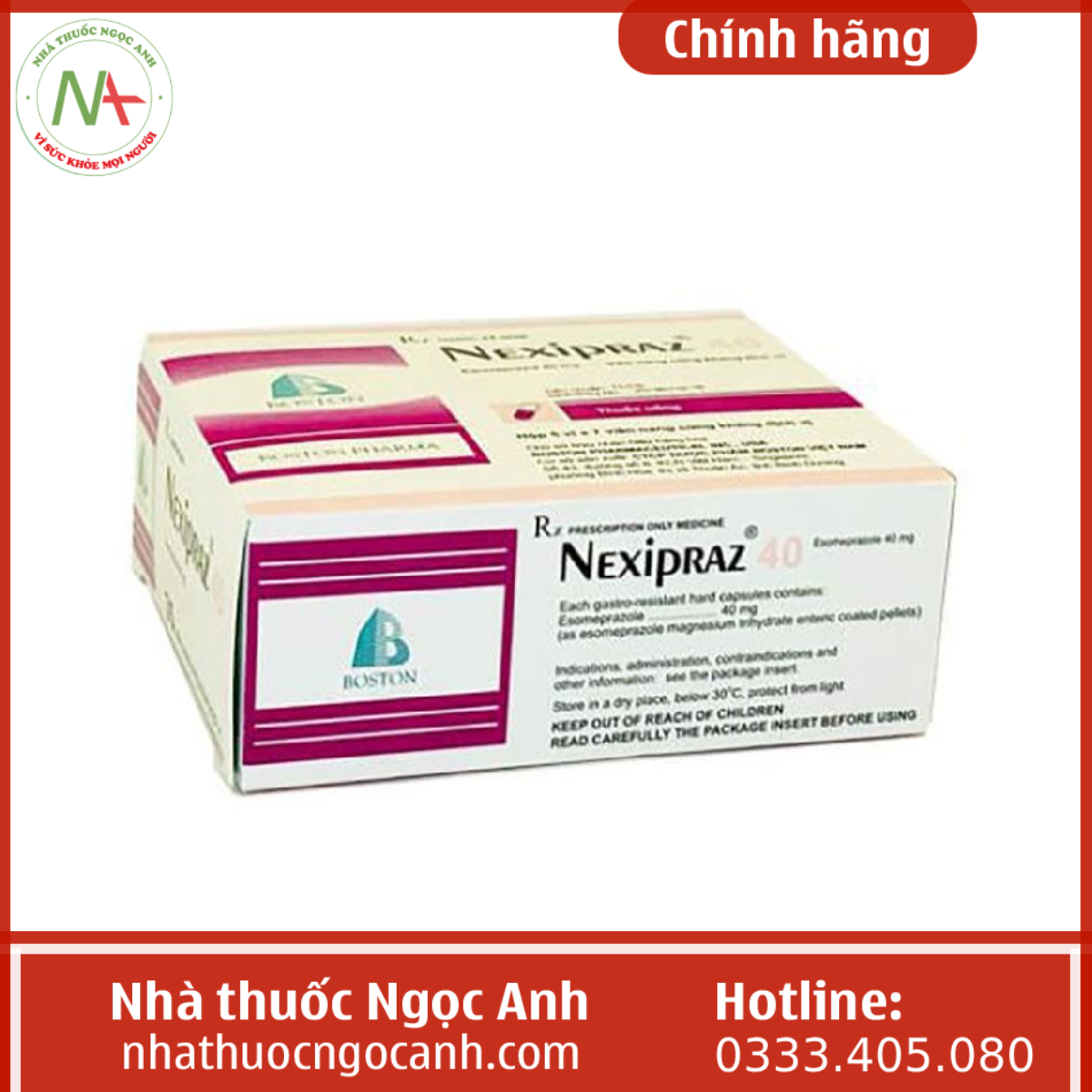 Thuốc Nexipraz 40mg