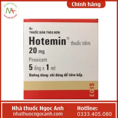 Thuốc tiêm Hotemin 20mg