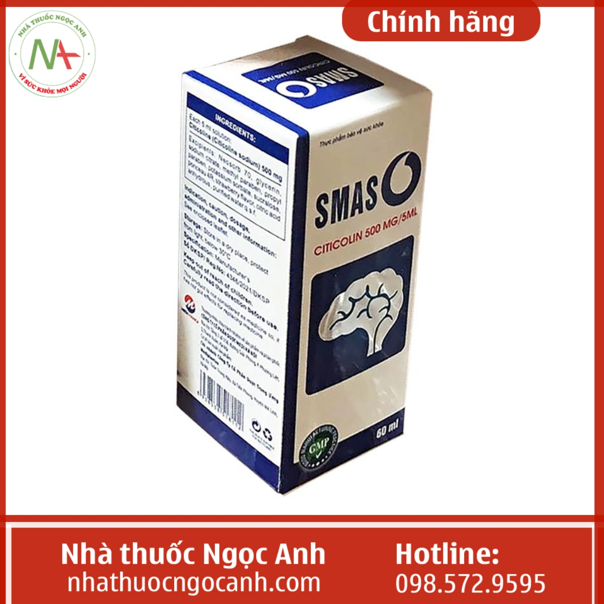 Hình ảnh sản phẩm Smaso 500mg/5ml