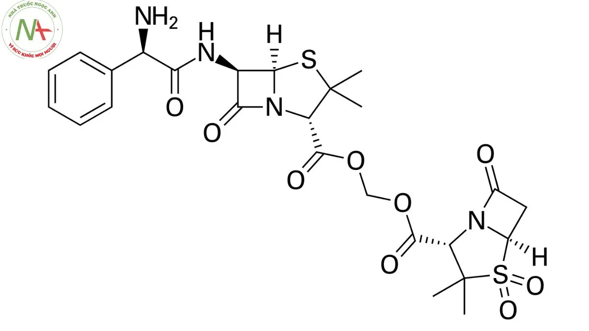 Cấu trúc phân tử sultamicillin