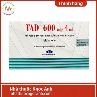 Thuốc TAD 600mg/4ml giá bao nhiêu? Mua ở đâu?