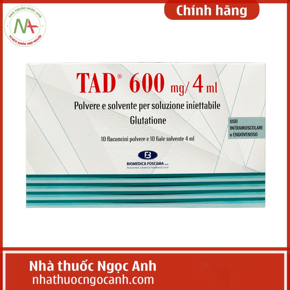 Thuốc TAD 600mg/4ml giá bao nhiêu? Mua ở đâu?