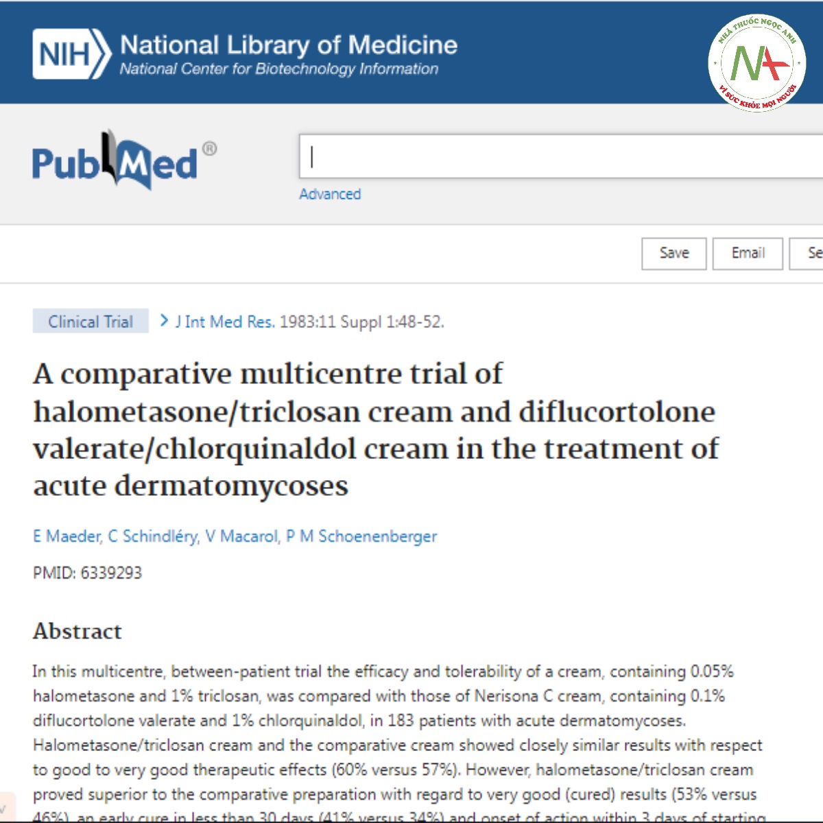 A comparative multicentre trial of halometasone_triclosan cream and diflucortolone valerate_chlorquinaldol cream in the treatment of acute dermatomycoses
