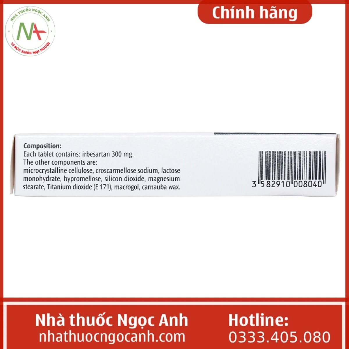 Hộp thuốc Aprovel 300mg