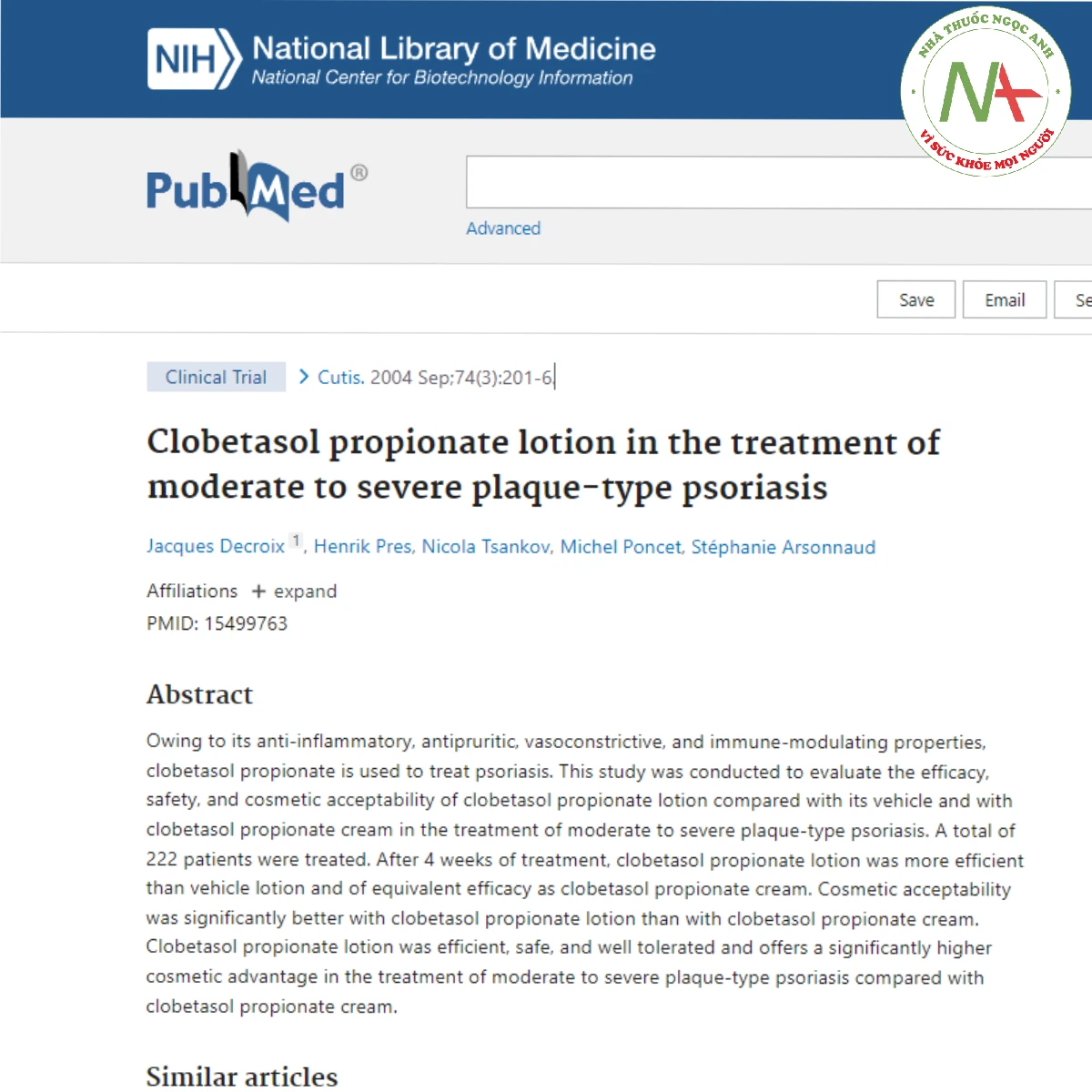 Clobetasol propionate lotion in the treatment of moderate to severe plaque-type psoriasis