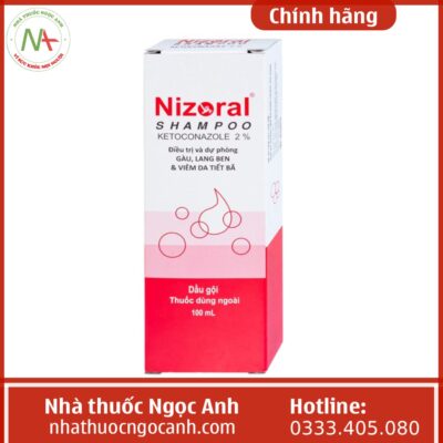 Dầu gội Nizoral Shampoo 2% 100ml