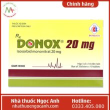 Hộp thuốc Donox 20mg
