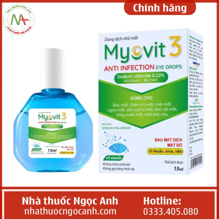 Hộp Myovit 3 15ml