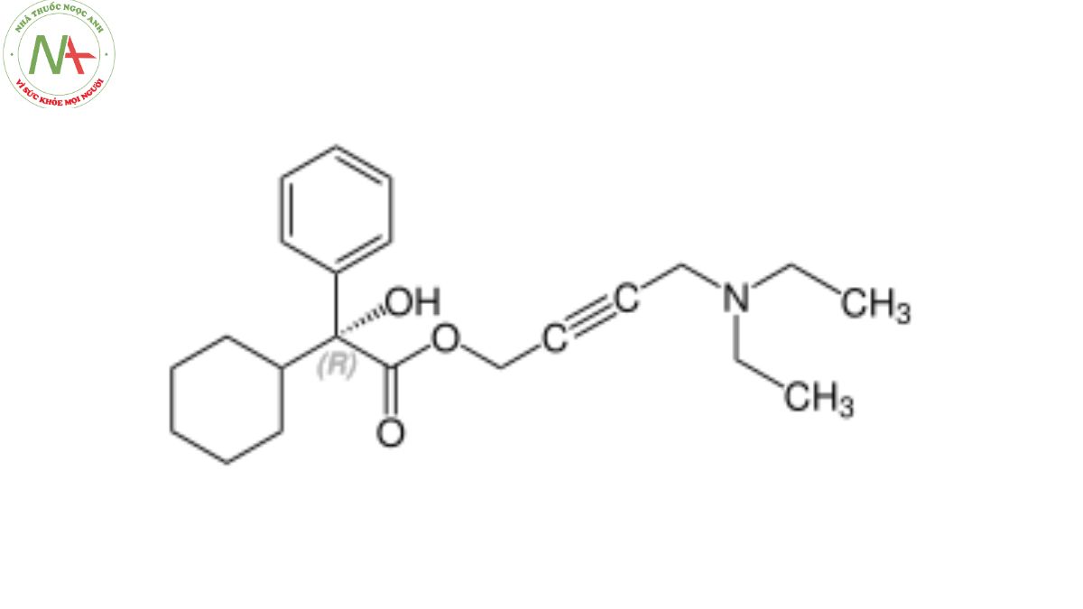Cấu trúc phân tử Oxybutynin 