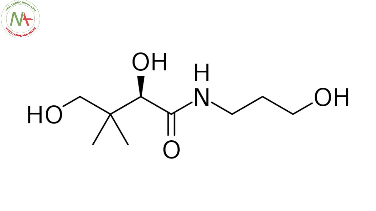 Cấu trúc phân tử Panthenol 
