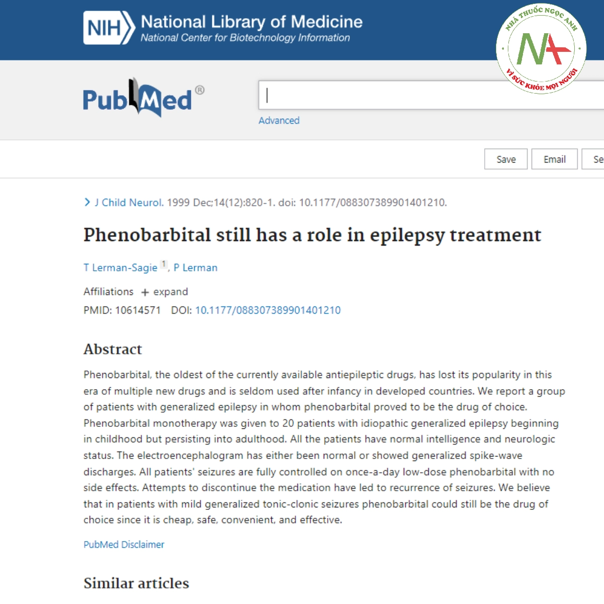 Phenobarbital still has a role in epilepsy treatment