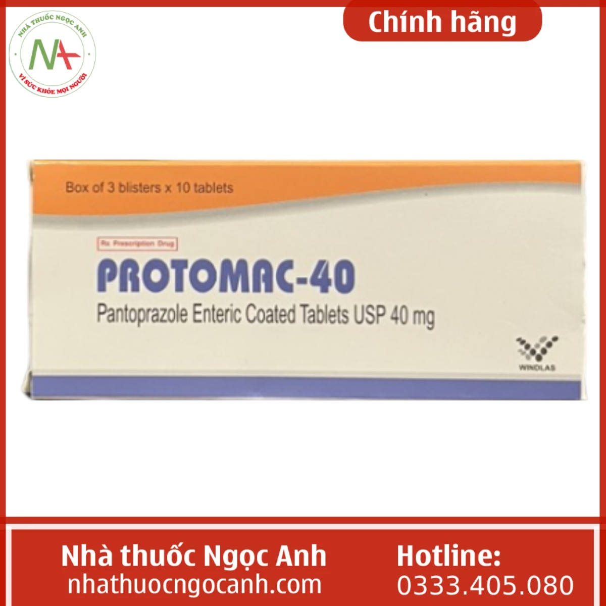 Hộp thuốc Protomac-40