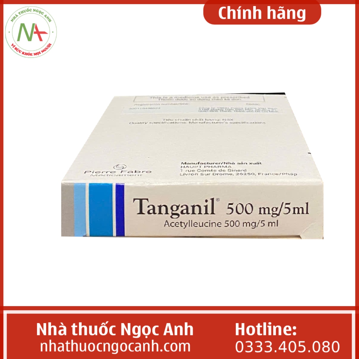 Tanganil 500mg/5ml