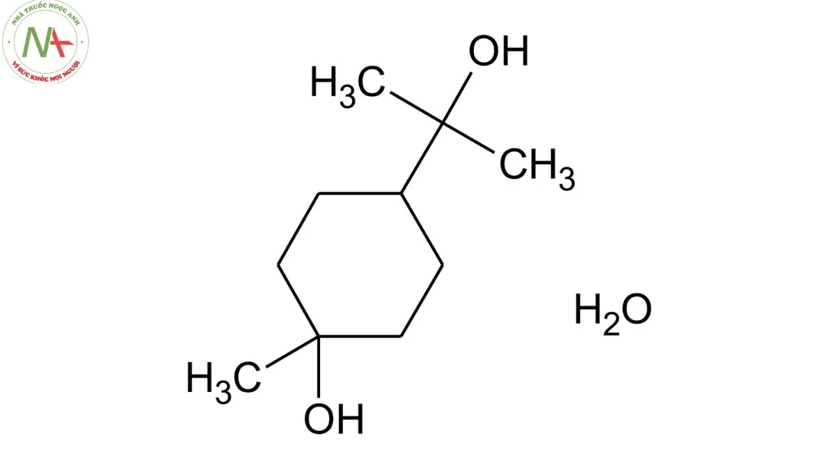 Cấu trúc phân tử Terpin Hydrat