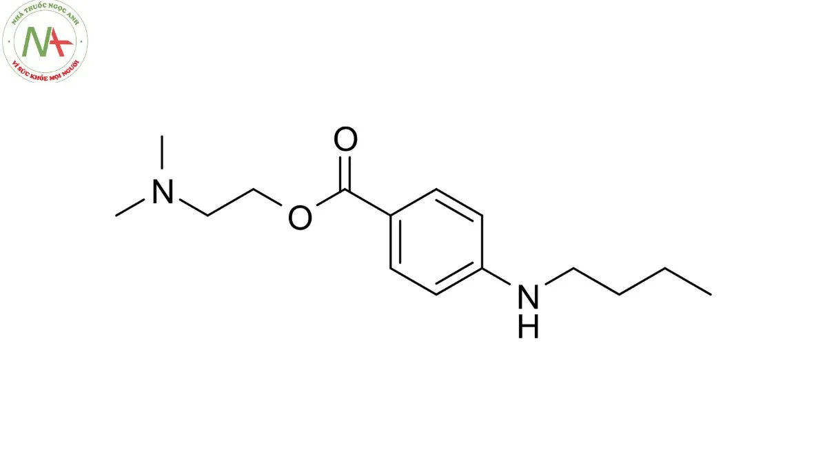 Cấu trúc phân tử Tetracain