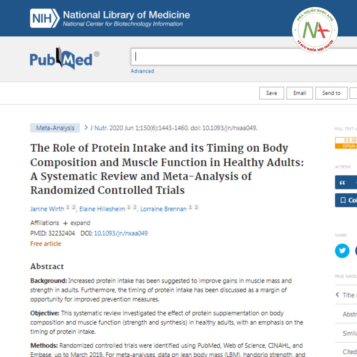 The Role of Protein Intake and its Timing on Body Composition and Muscle Function in Healthy Adults_ A Systematic Review and Meta-Analysis of Randomized Controlled Trials