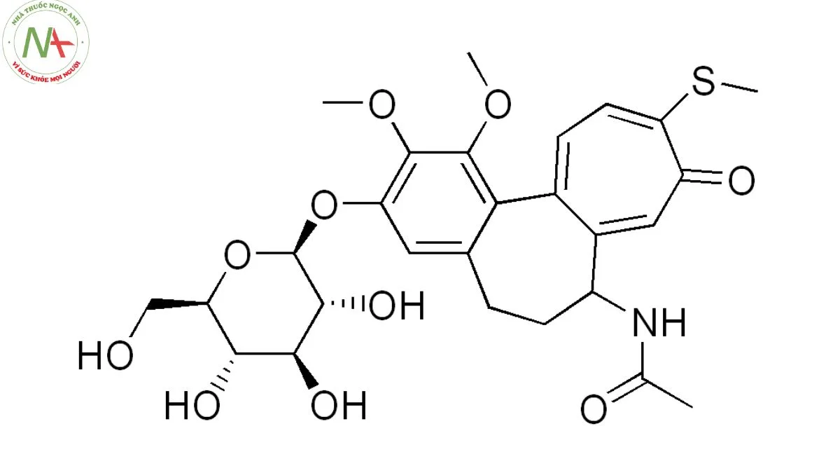 Cấu trúc phân tử Thiocolchicoside 