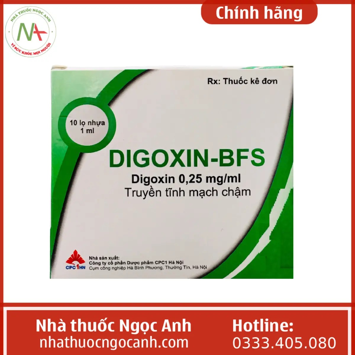 Thuốc Digoxin-BFS