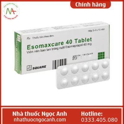 Thuốc Esomaxcare 40mg tablets
