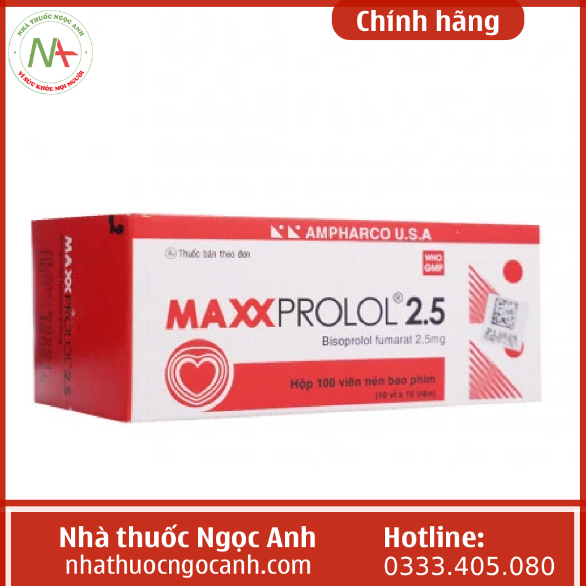 Thuốc Maxxprolol 2.5