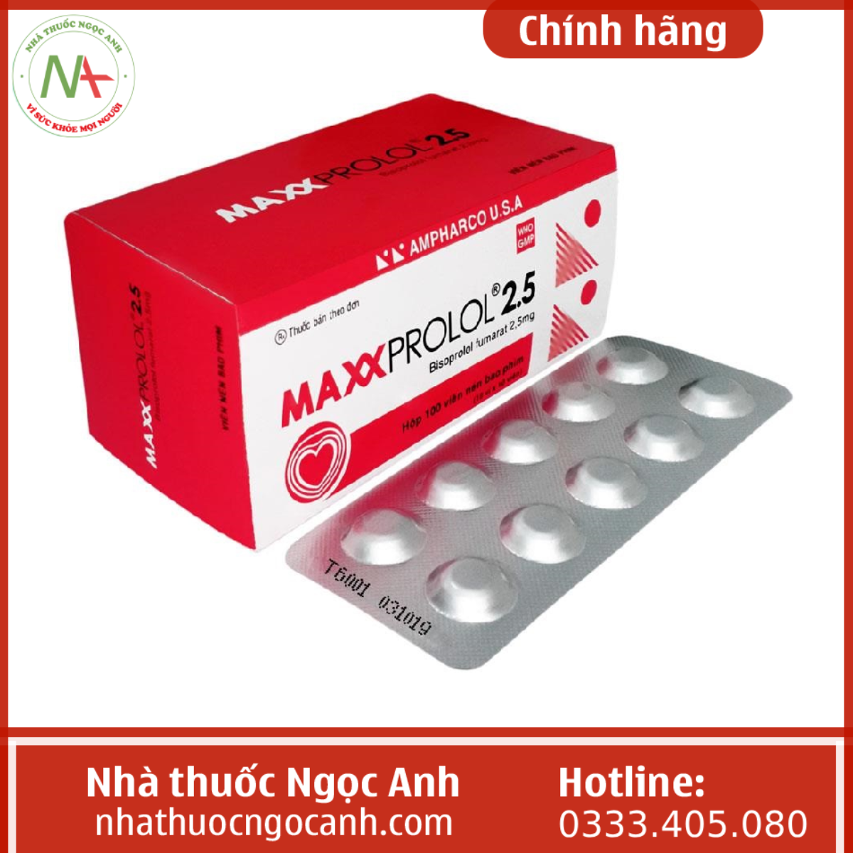 Thuốc Maxxprolol 2.5