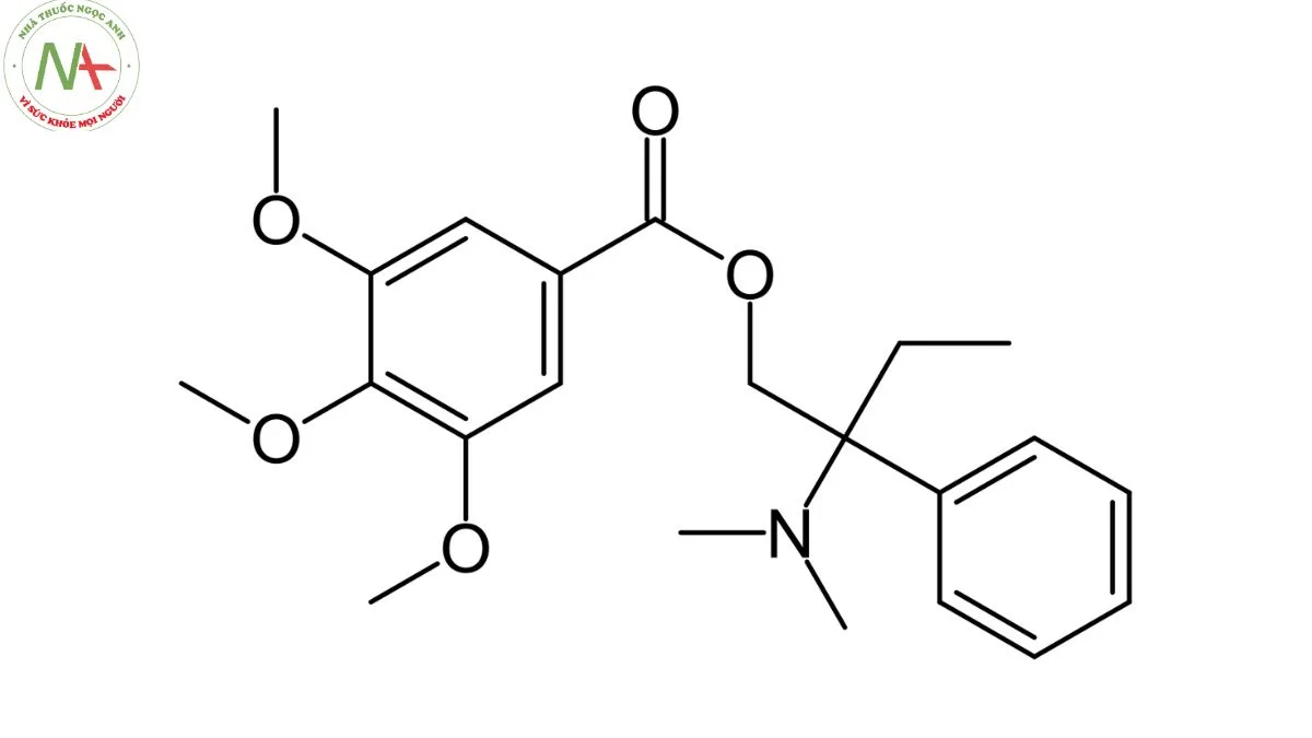 Cấu trúc phân tử Trimebutine 