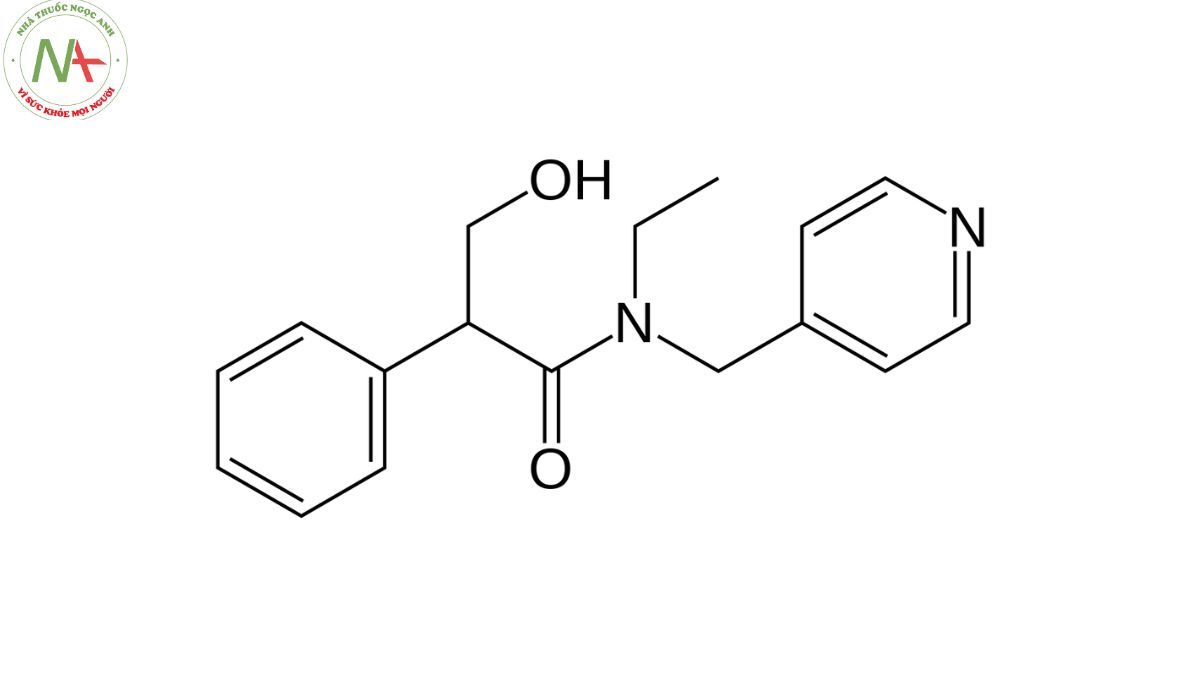Cấu trúc phân tử Tropicamide 