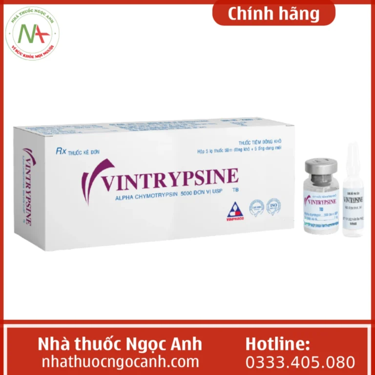 Vintrypsine 5000 đơn vị USP