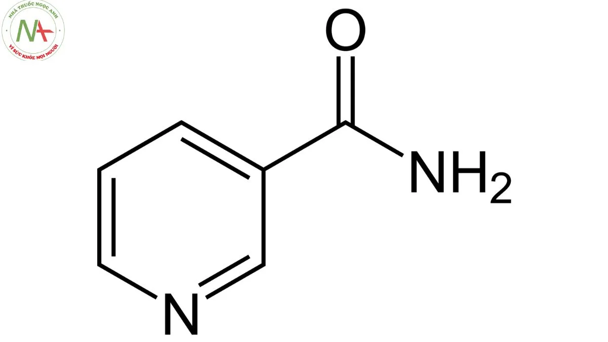 Cấu trúc phân tử Vitamin B3 (Niacin) 