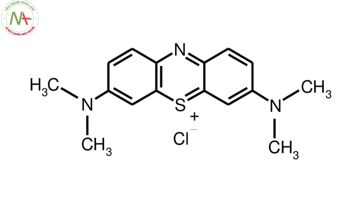 Cấu trúc phân tử Xanh Methylen