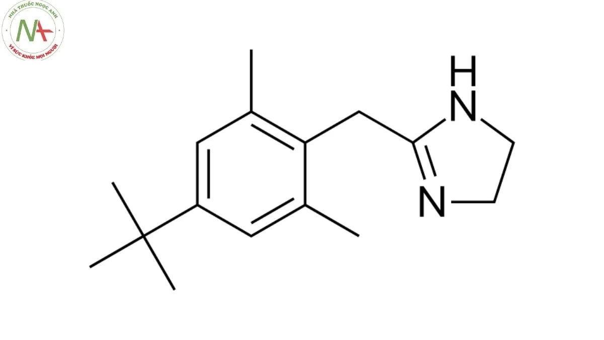Cấu trúc phân tử Xylometazolin 