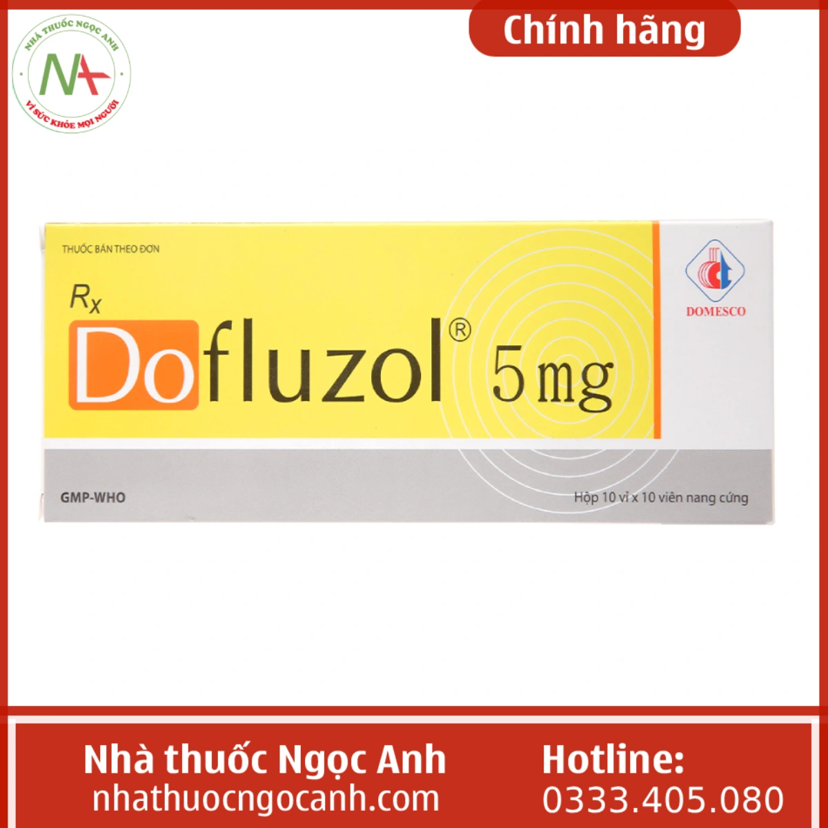 Thuốc Dofluzol 5mg