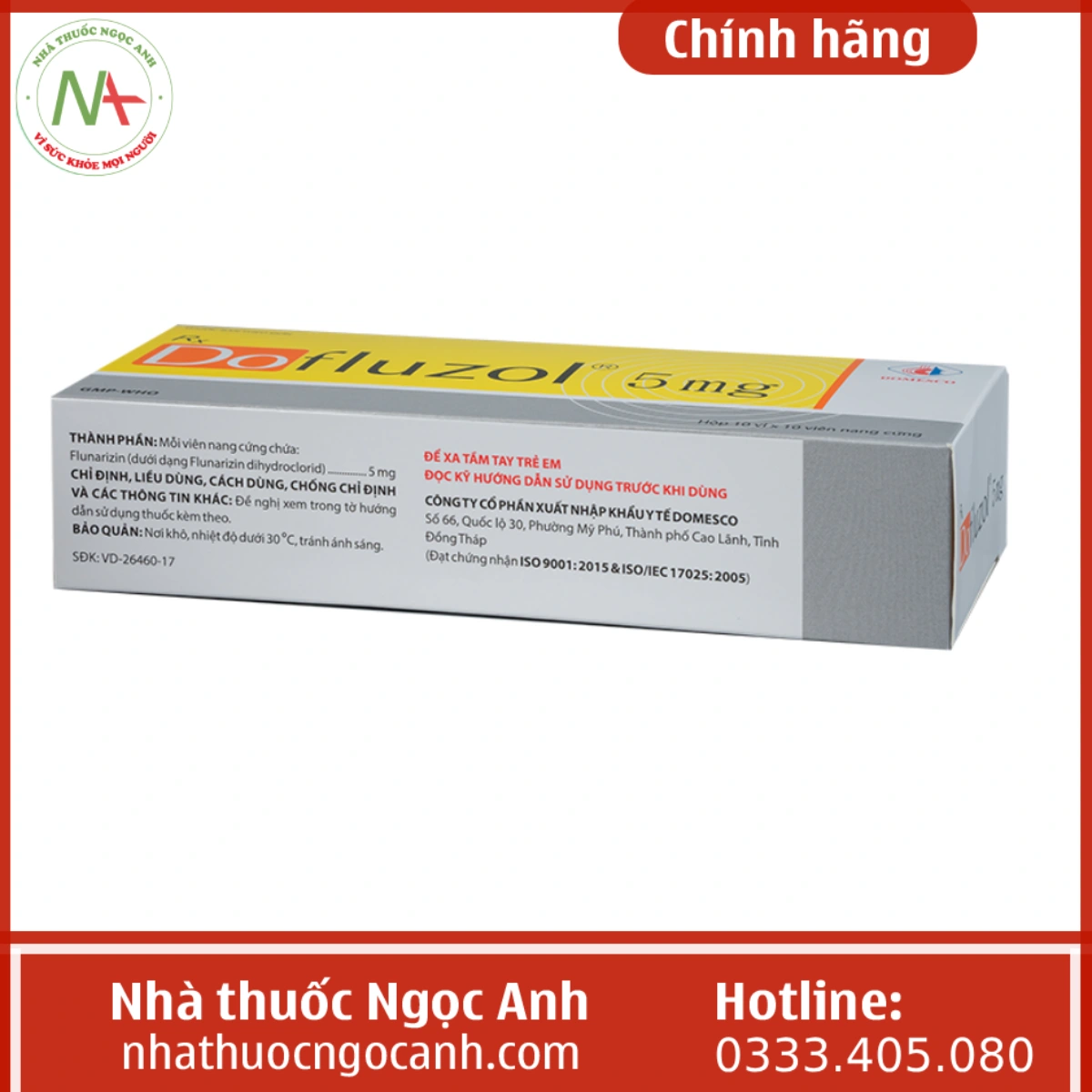 Thuốc Dofluzol 5mg