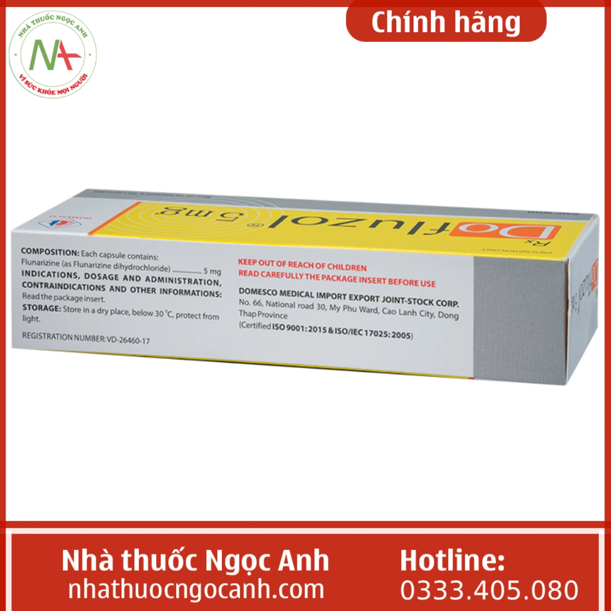 Thuốc Dofluzol 5mg