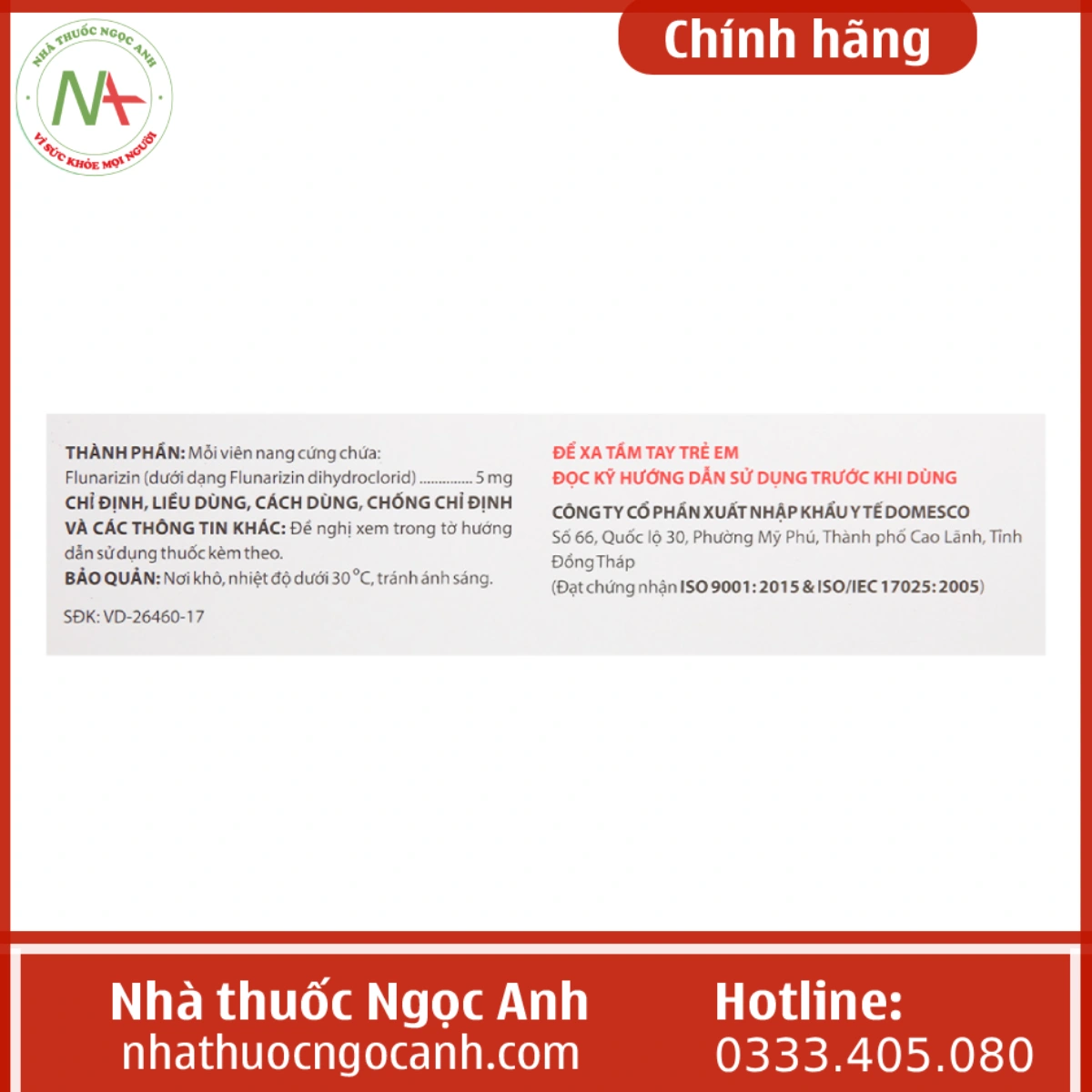 Thuốc Dofluzol 5mg