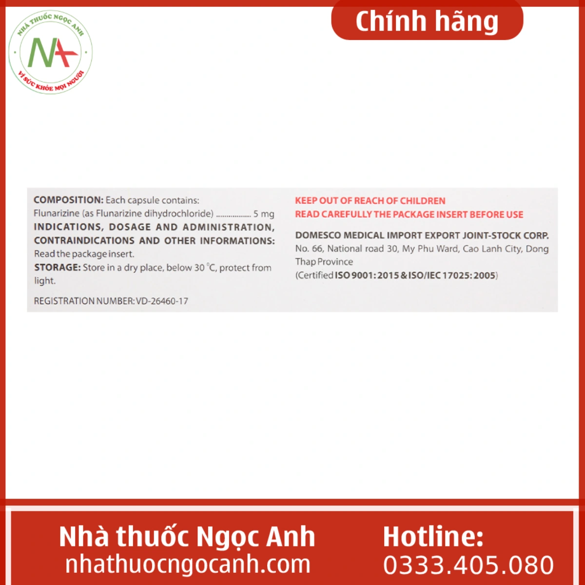 Thuốc Dofluzol 5mg