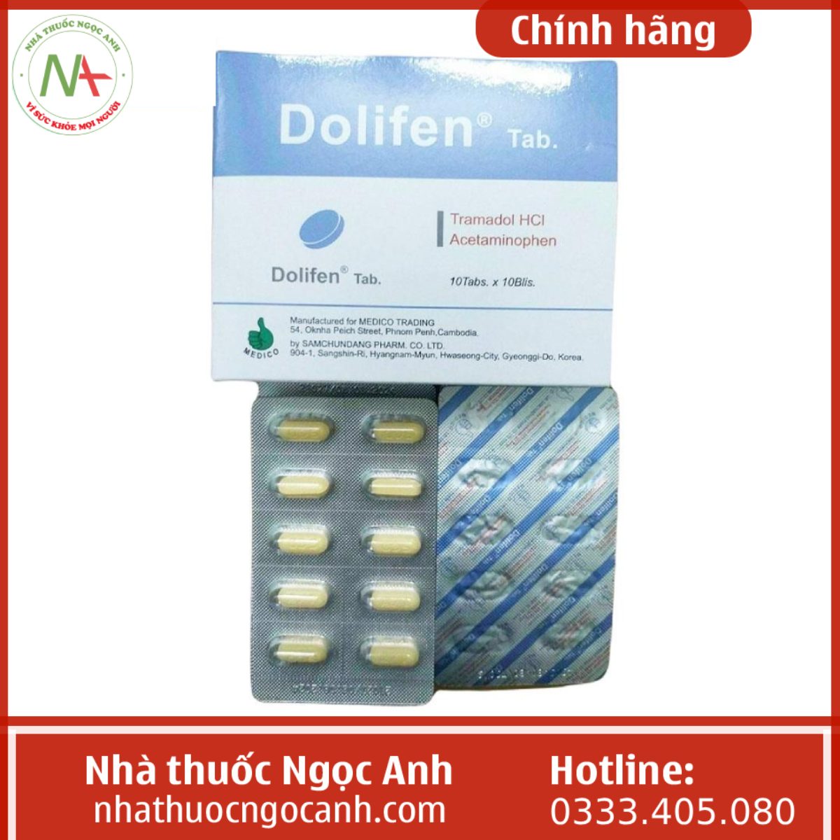 Thuốc Dolifen Tab