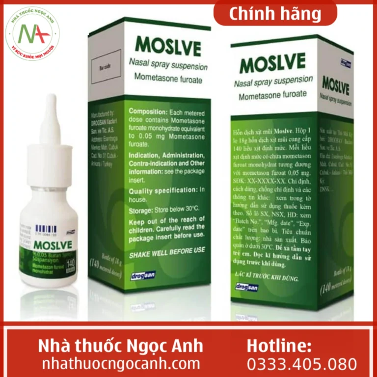 Thuốc Moslve có tác dụng gì