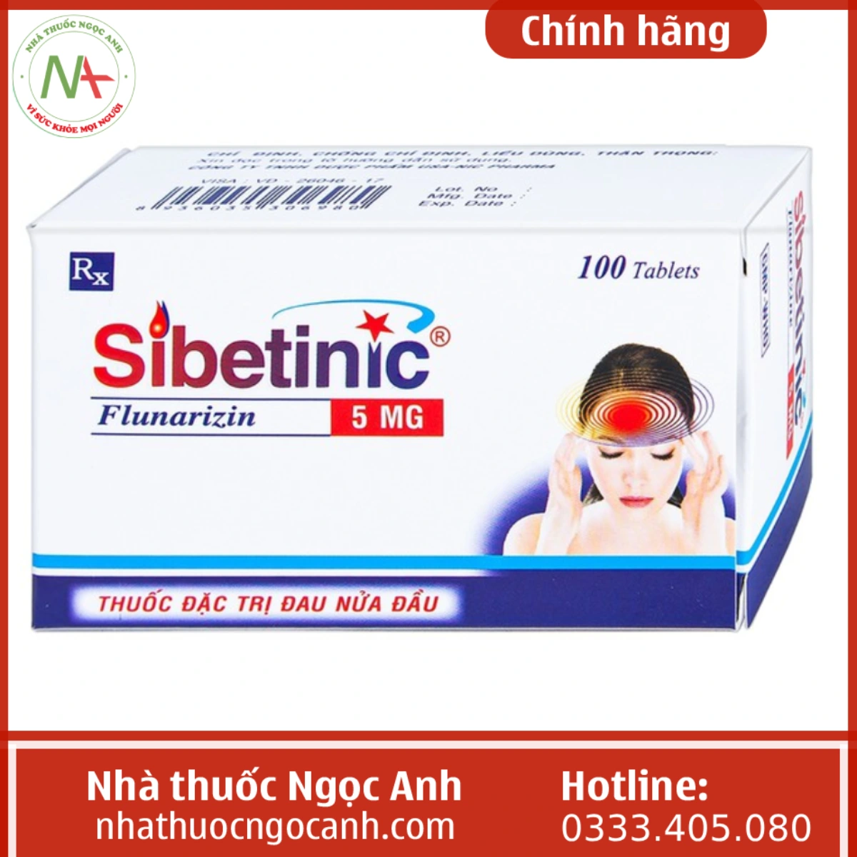 Thuốc Sibetinic 5mg