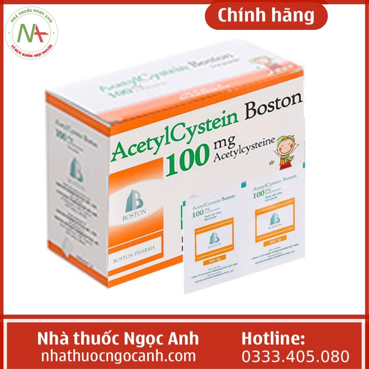 Acetylcystein Boston 100mg