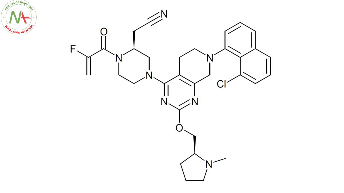 Cấu trúc phân tử Adagrasib 