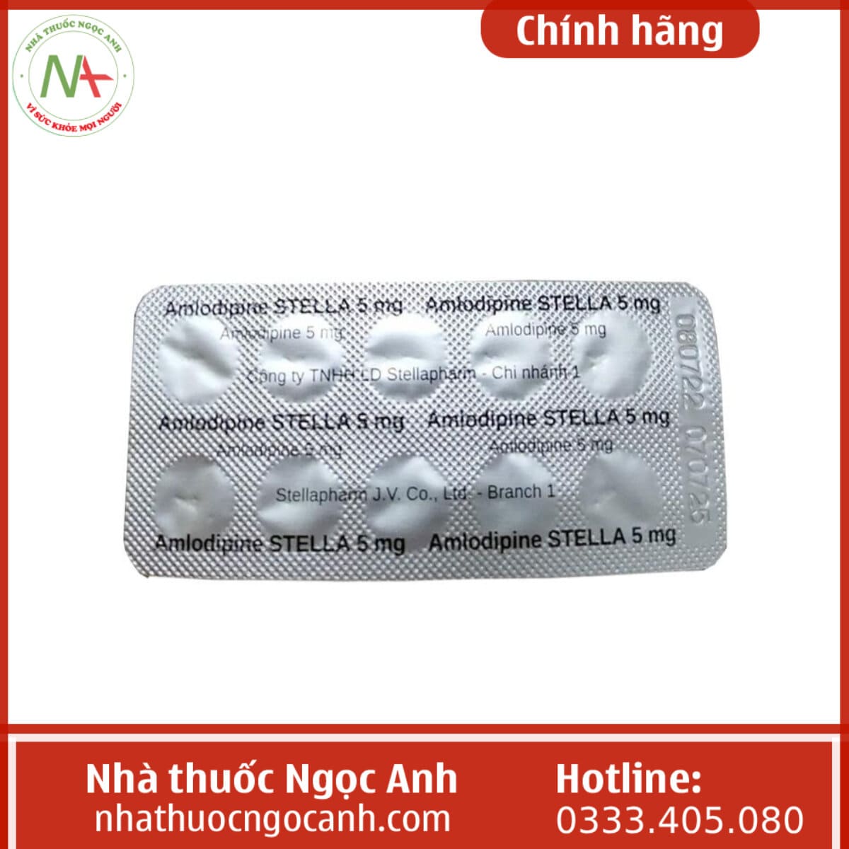 Amlodipine STELLA 5mg