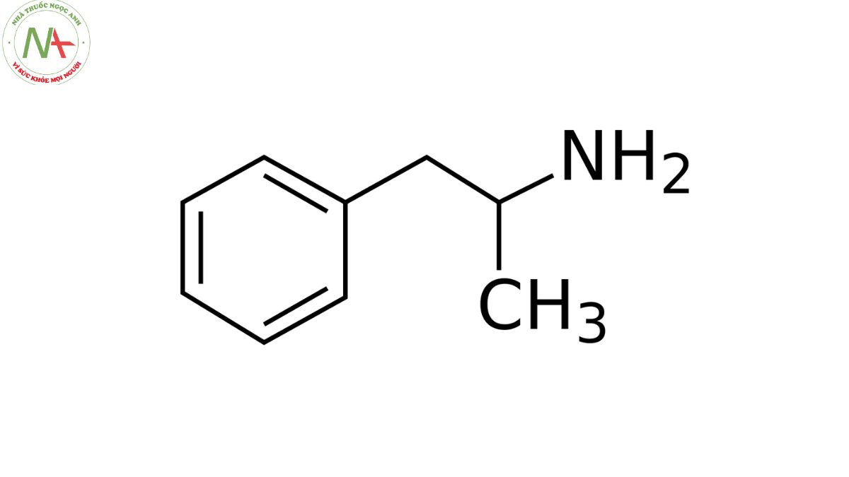 Cấu trúc phân tử Amphetamin 