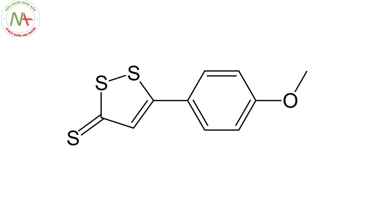 Cấu trúc phân tử Anethole Trithione